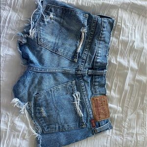 Lucky brand distressed shorts